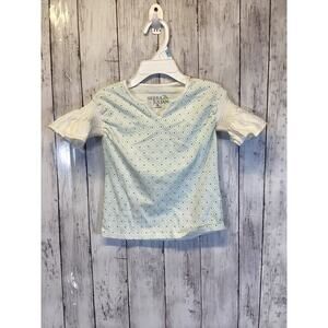 Sierra Julian Rehearsal Time Tee Tunic Shirt- Make Believe Lime Green Size 4